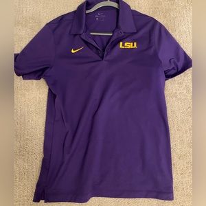Men’s Purple Nike LSU Polo